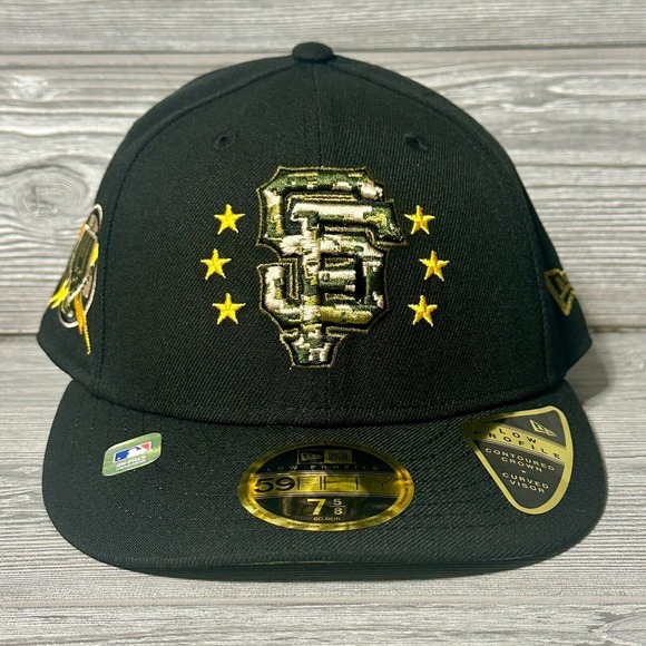 New Era SF Giants 2024 Armed Forces Day 59FIFTY Fitted Hat Cap 7 5/8 Low Profile - Picture 1 of 8